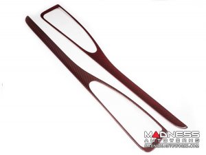 Alfa Romeo Stelvio Complete Interior Trim Kit - Red Carbon Fiber 